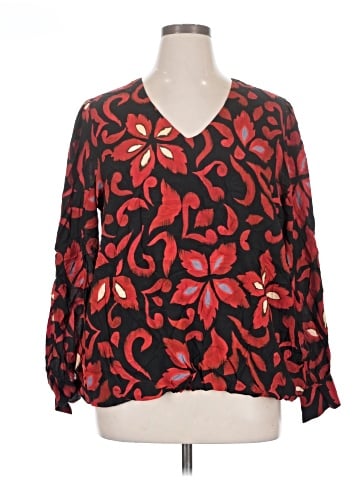 Karen Kane Long Sleeve Blouse (view 1)