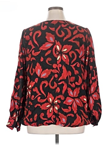 Karen Kane Long Sleeve Blouse (view 2)