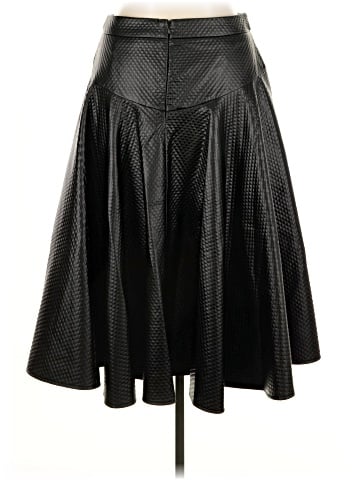 Monroe and Main Faux Leather Skirt (view 2)