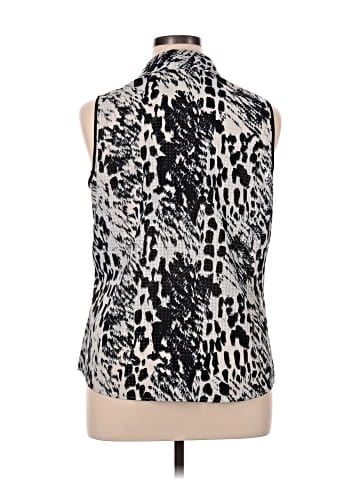 Elementz Sleeveless Button-Down Shirt (view 2)