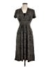 Style&Co Animal Print Gray Casual Dress Size M - photo 1