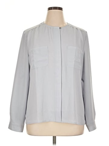 Ann Taylor LOFT Outlet Long Sleeve Blouse (view 1)