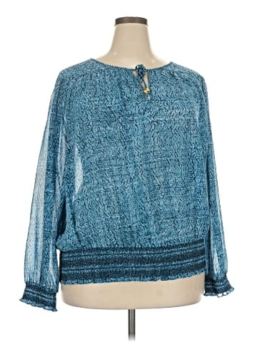 MICHAEL Michael Kors Long Sleeve Henley (view 1)