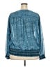 MICHAEL Michael Kors 100% Polyester Blue Long Sleeve Henley Size 3X - photo 2