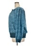 MICHAEL Michael Kors 100% Polyester Blue Long Sleeve Henley Size 3X - photo 5