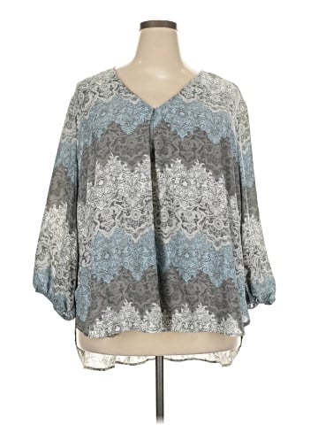 Cato 3/4 Sleeve Blouse (view 1)