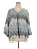 Cato 100% Polyester Gray 3/4 Sleeve Blouse Size 26 - 28 - photo 1