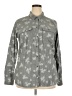 Eddie Bauer 100% Cotton Print Gray Long Sleeve Button-Down Shirt Size 2X - photo 1