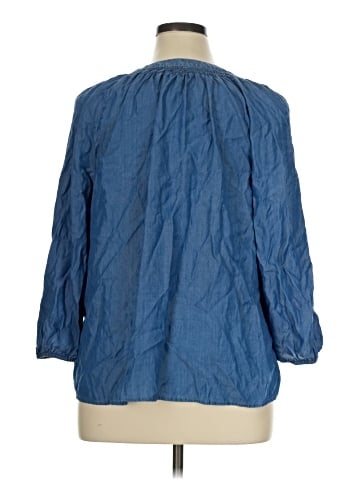 Crown & Ivy 3/4 Sleeve Blouse (view 2)
