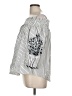 Chico's 100% Cotton Silver 3/4 Sleeve Blouse Size Lg (2) - photo 5