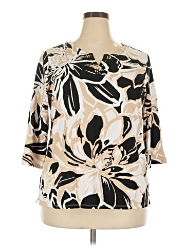 Alfred Dunner 3/4 Sleeve Blouse (view 1)