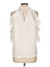 Topshop 100% Polyester Ivory Sleeveless Blouse Size 10 - photo 2