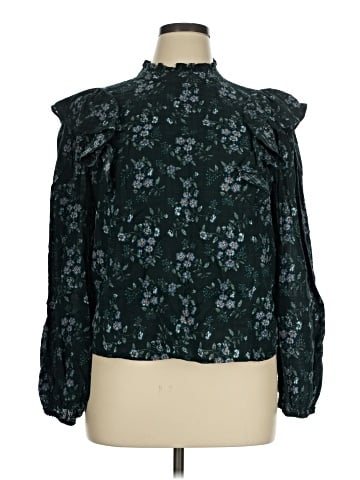a.n.a. A New Approach Long Sleeve Blouse (view 1)