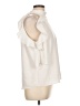 Topshop 100% Polyester Ivory Sleeveless Blouse Size 10 - photo 4
