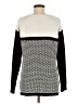 Karen Scott Chevron-herringbone Black Pullover Sweater Size M - photo 2