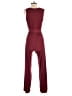NY Collection Solid Burgundy Jumpsuit Size XS (petite) - photo 2