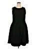 Talbots 100% Polyester Solid Black Cocktail Dress Size 20 - photo 1