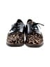 Stuart Weitzman 100% Leather Animal Print Black Flats Size 7 1/2 - photo 2