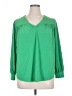 Lane Bryant Green 3/4 Sleeve Blouse Size 14 - 16 Plus - photo 1