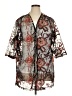 Catherines 100% Nylon Brown Kimono Size 1X - photo 1
