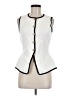 Emerson Lang Ivory Sleeveless Blouse Size M - photo 1
