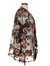 Catherines 100% Nylon Brown Kimono Size 1X - photo 4