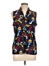 Anne Klein Blue Sleeveless Blouse Size L - photo 1