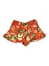 American Rag Cie 100% Polyester Floral Orange Shorts Size S - photo 1