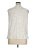 MICHAEL Michael Kors Ivory Sleeveless Blouse Size XL - photo 2