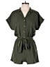 Fab'rik 100% Polyester Solid Green Romper Size M - photo 1