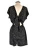 Chelsea28 100% Polyester Polka Dots Black Romper Size XS - photo 2