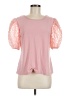 By Design Pink Short Sleeve Top Size M - photo 1