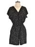 Chelsea28 100% Polyester Polka Dots Black Romper Size XS - photo 1