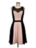En Focus Studio Color Block Tan Cocktail Dress Size 8 - photo 1
