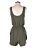 Derek Heart Solid Green Romper Size M - photo 2