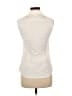 Burberry 100% Cotton Ivory Silver Cardigan Size M - photo 2