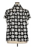 Cato 100% Polyester Stars Black Short Sleeve Blouse Size 26 - 28 - photo 2