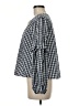 Splendid 100% Cotton Checkered-gingham Blue Long Sleeve Blouse Size M - photo 5