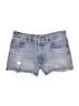 Levi's 100% Cotton Blue Denim Shorts Size 26 waist - photo 1