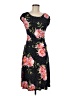 En Focus Studio Floral Black Casual Dress Size 8 - photo 1
