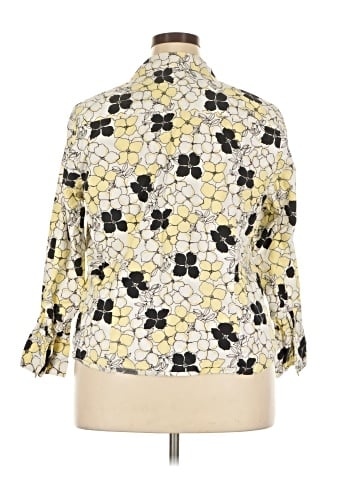 Lane Bryant 3/4 Sleeve Button-Down Shirt (view 2)
