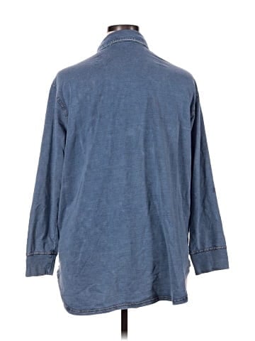Jane and Delancey 3/4 Sleeve Button-Down Shirt (view 2)