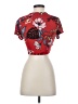 Eye Candy Red Short Sleeve Blouse Size S - photo 2