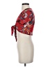 Eye Candy Red Short Sleeve Blouse Size S - photo 5
