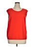 Merona 100% Polyester Red Sleeveless Blouse Size XL - photo 1