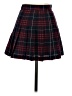 American Apparel 100% Polyester Plaid Red Formal Skirt Size XS - photo 2