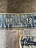 Gap Kids 100% Cotton Hearts Blue Jeans Size 12 - photo 3