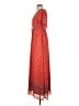 Roolee 100% Polyester Paisley Orange Casual Dress Size S - photo 5