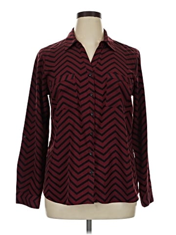 NY Collection Long Sleeve Blouse (view 1)