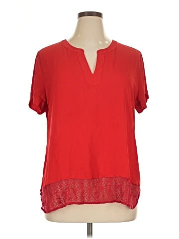 Van Heusen Short Sleeve Blouse (view 1)